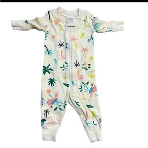 Hanna Andersson zip up pajama